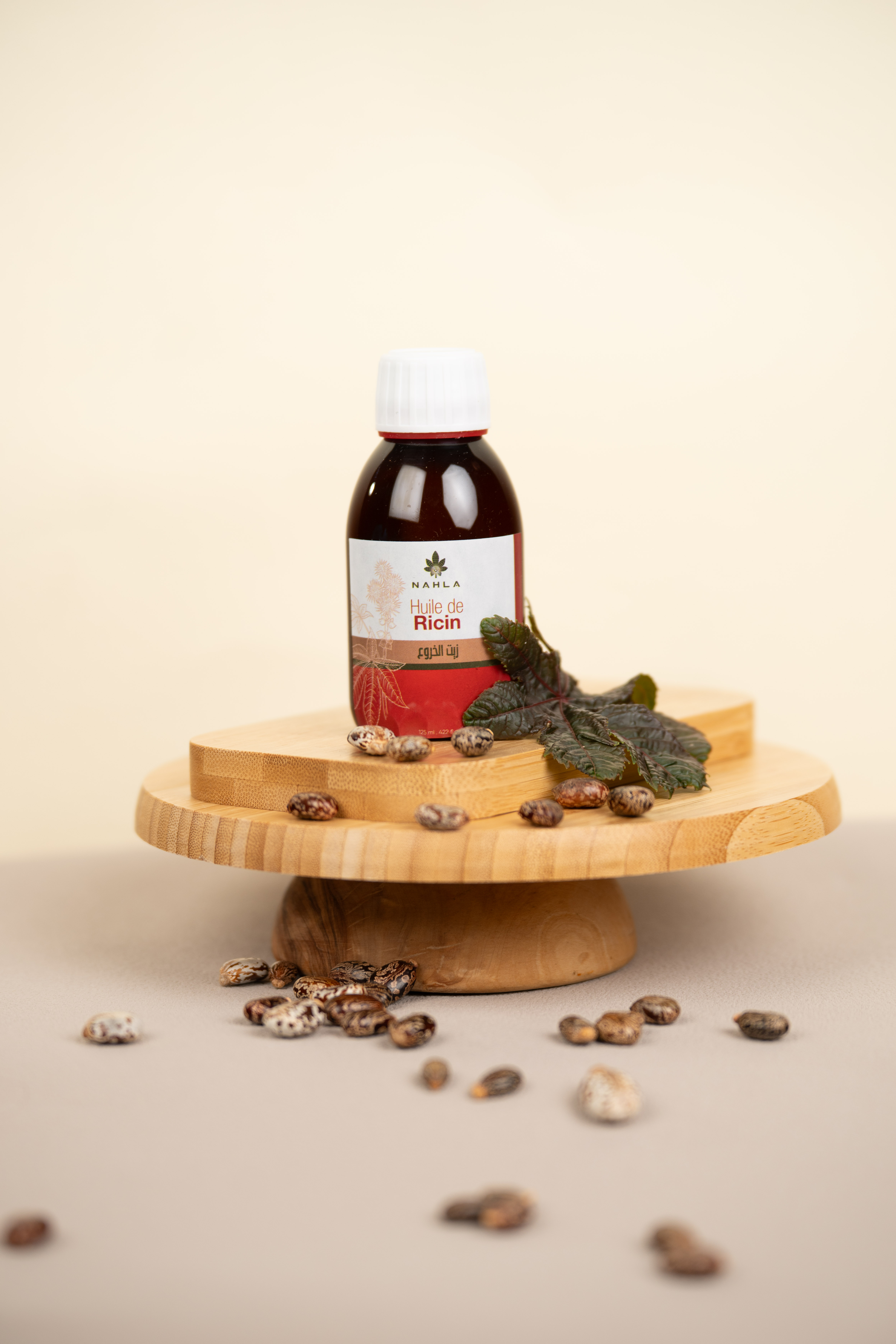 زيت الخروع الخام غير مصفى 